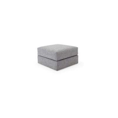 Šedá taburetka Innovation Cornila Pouf Twist Granite