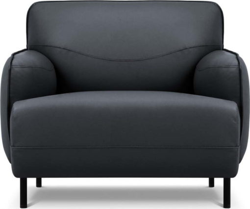 Modré kožené křeslo Windsor & Co Sofas Neso