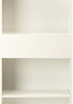 Bílá knihovna 62x180 cm Blanco - Woodman