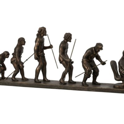 Měděná soška J-line Human Evolution 68 cm