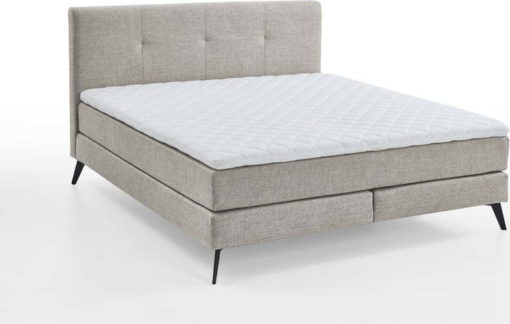 Světle šedá boxspring postel 180x200 cm Jona - Meise Möbel