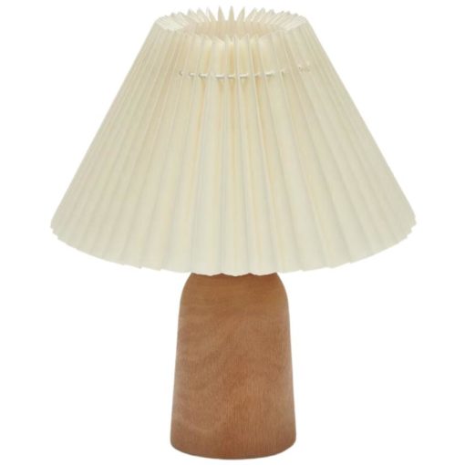 Béžová bavlněná stolní lampa Kave Home Benicarlo