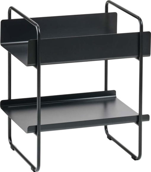 Černý kovový konzolový stolek 36x48 cm A-Console – Zone