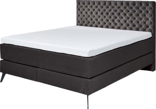 Antracitová boxspring postel 200x200 cm La Maison – Meise Möbel