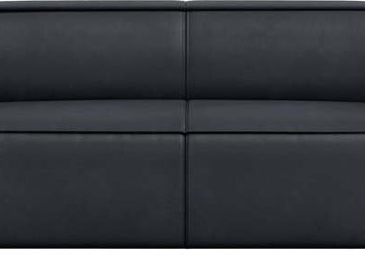 Černá kožená pohovka 212 cm Madame – Windsor & Co Sofas