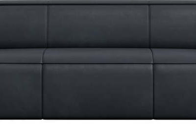 Černá kožená pohovka 227 cm Madame – Windsor & Co Sofas