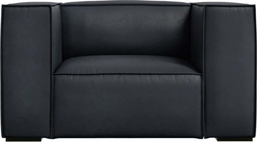 Černé kožené křeslo Madame – Windsor & Co Sofas