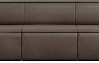 Hnědá kožená pohovka 227 cm Madame – Windsor & Co Sofas