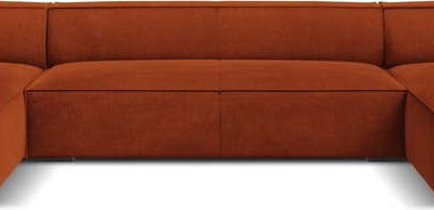 Oranžová rohová pohovka (do "U") Madame – Windsor & Co Sofas