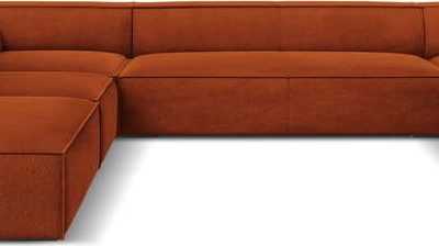 Oranžová rohová pohovka (levý roh) Madame – Windsor & Co Sofas