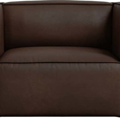 Tmavě hnědé kožené křeslo Madame – Windsor & Co Sofas