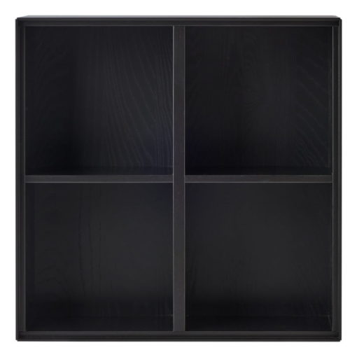 Černá nástěnná knihovna 68x68 cm Edge by Hammel – Hammel Furniture