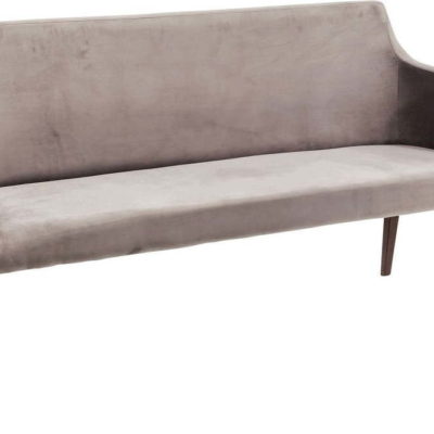 Šedá lavice Kare Design Bench Mode Velvet