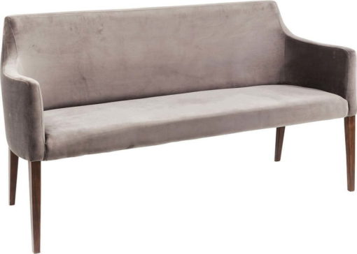 Šedá lavice Kare Design Bench Mode Velvet