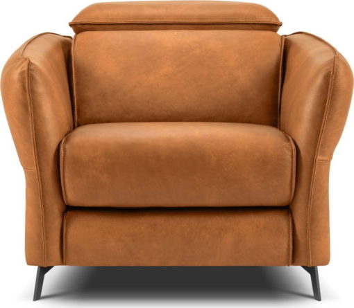 Světle hnědé kožené křeslo Hubble – Windsor & Co Sofas