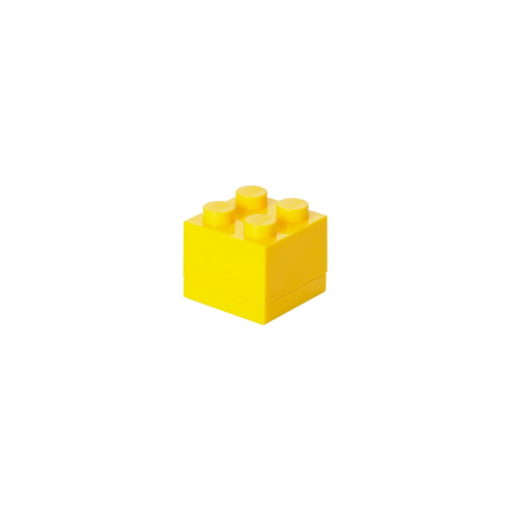 Žlutý úložný box LEGO® Mini Box