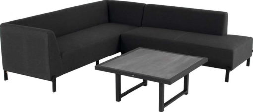 Šedý zahradní lounge set pro 4 Dion – Hartman