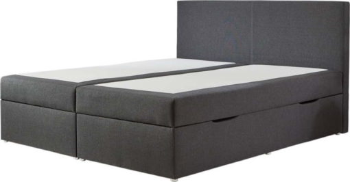 Šedá boxspring postel s úložným prostorem 180x200 cm Harry – Rojaplast