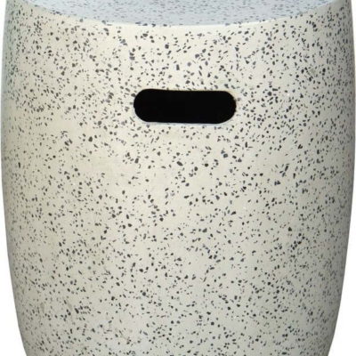 Terrazzo kulatý zahradní odkládací stolek ø 40 cm Terrazzo – LDK Garden