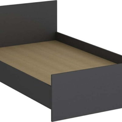 Antracitová jednolůžková postel 120x200 cm Kale – Kalune Design