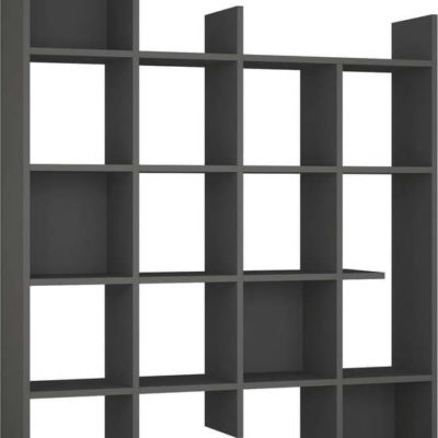 Antracitová knihovna 122x188 cm Manco – Kalune Design
