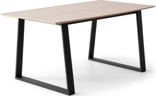 Rozkládací jídelní stůl s deskou v dubovém dekoru v přírodní barvě 90x165 cm Meza – Hammel Furniture