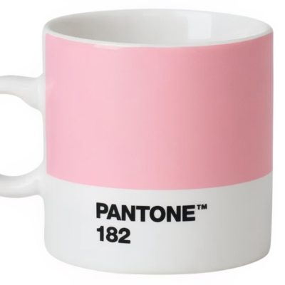 Světle růžový porcelánový hrnek Pantone Light Pink 182 120 ml