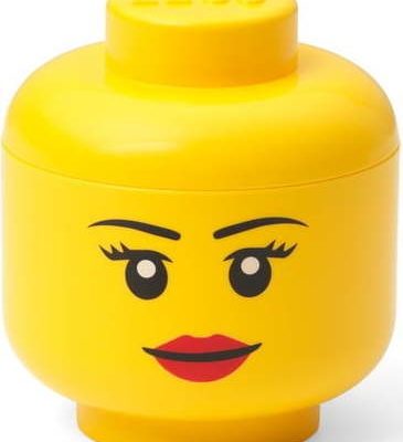 Žlutý úložný box LEGO® Girl