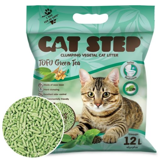 Cat Step Hrudkující podestýlka Tofu GreenTea 5